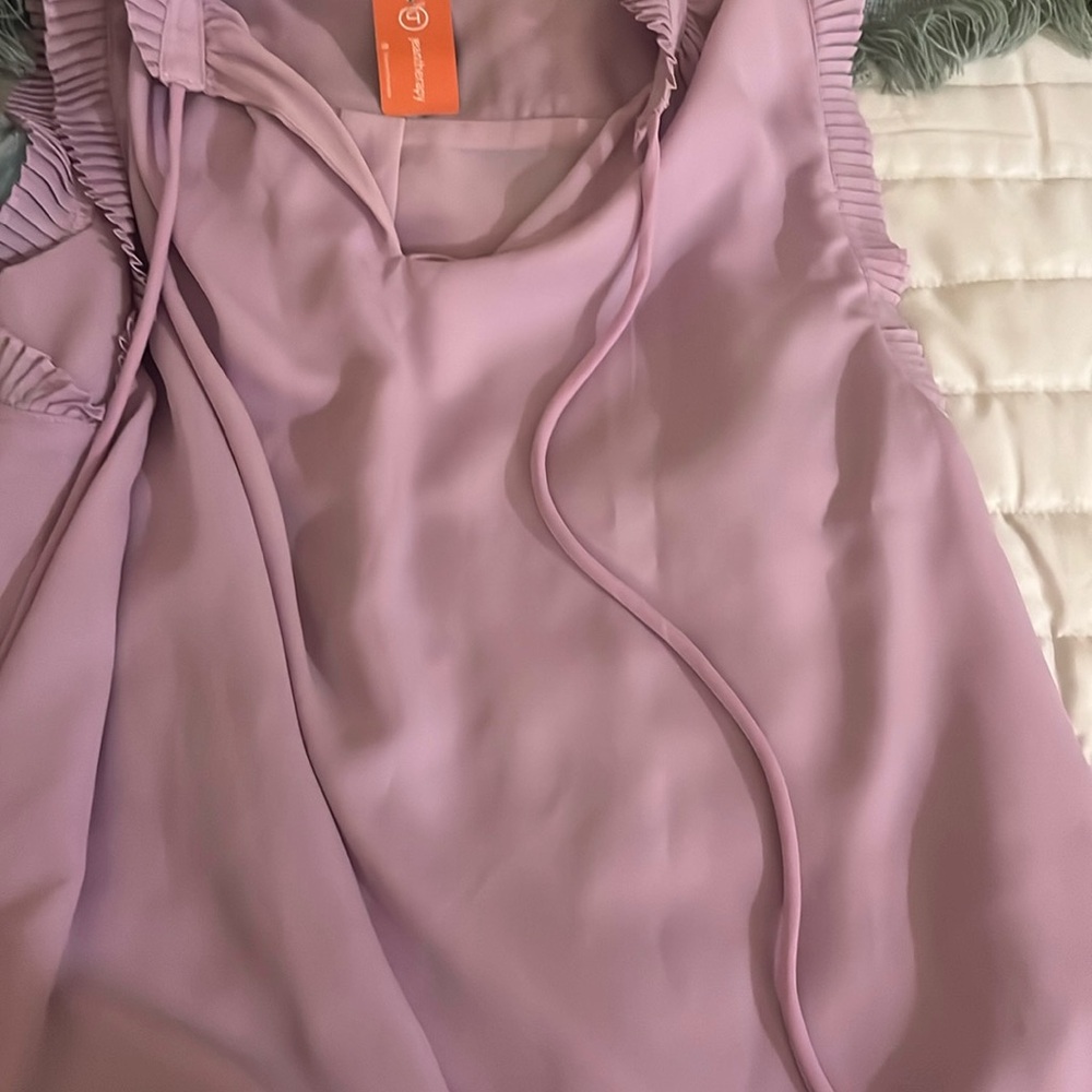 Purple blouse size large new with tags